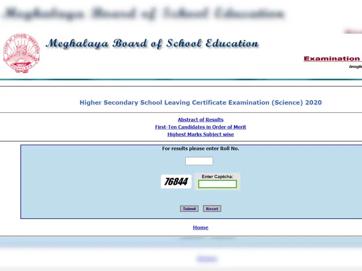 MBOSE Meghalaya Board Results 2025