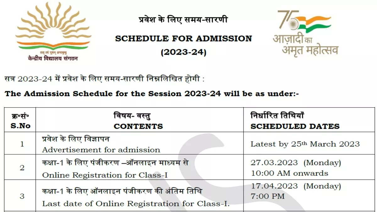 kvs_admission_2023_notification